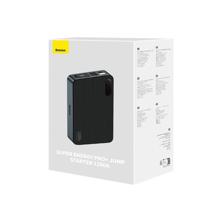 Baseus Car Jump Starter Super Energy Pro+ 1200A Preto