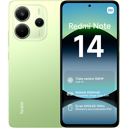 Smartphone Redmi Note 14 4G 8Gb/256Gb Lime Green
