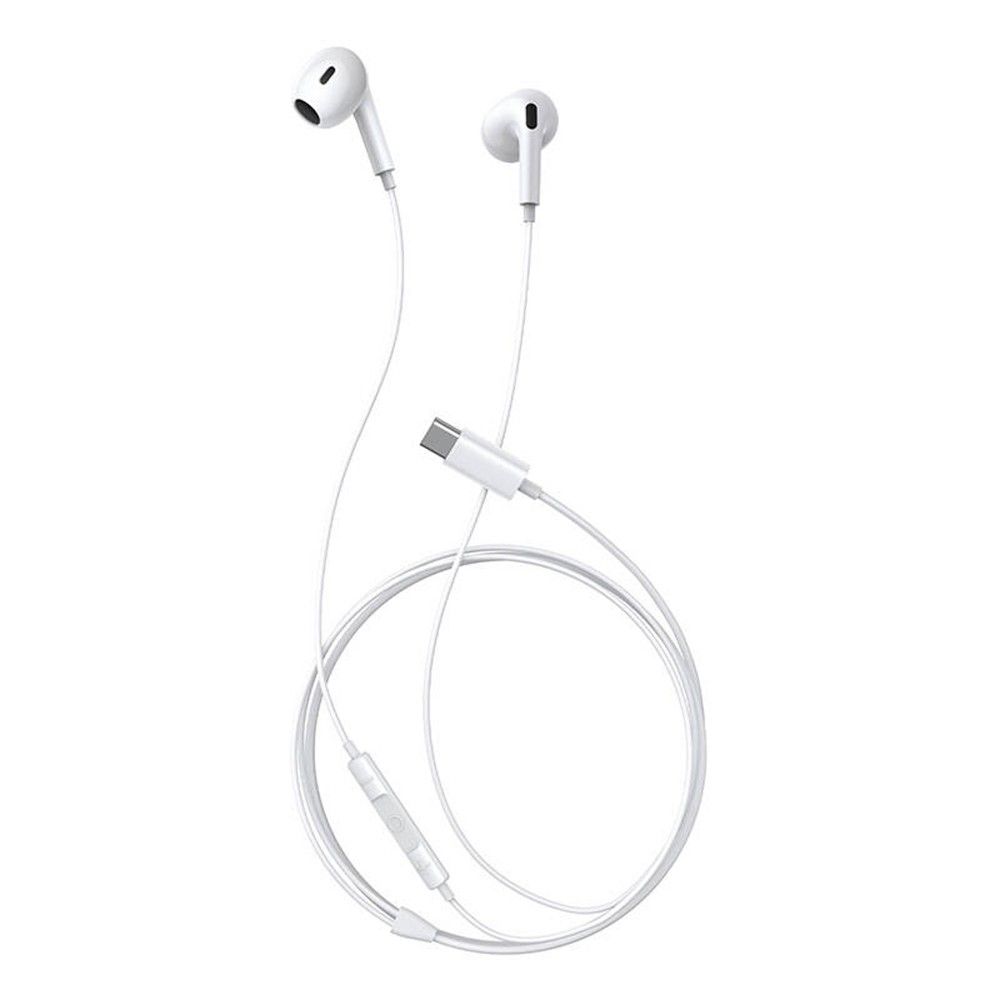 Auscultadores Encok CZ17 Wired Moon White