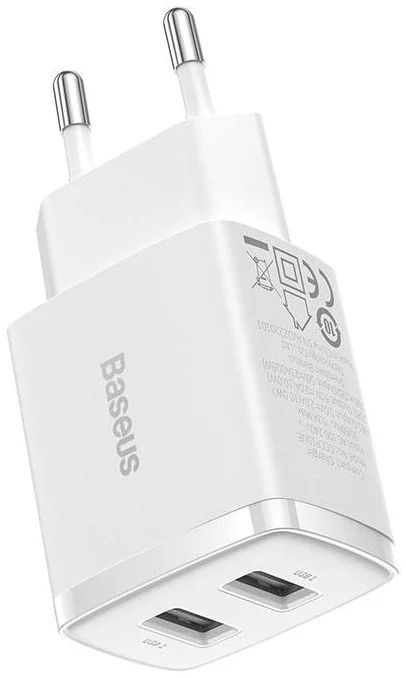 Baseus Carregador Compacto 2U 10.5W