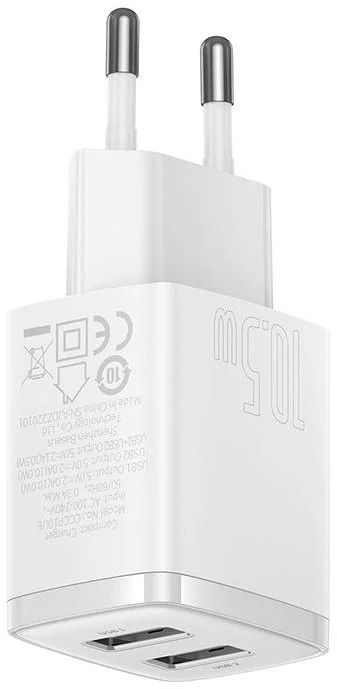Baseus Carregador Compacto 2U 10.5W