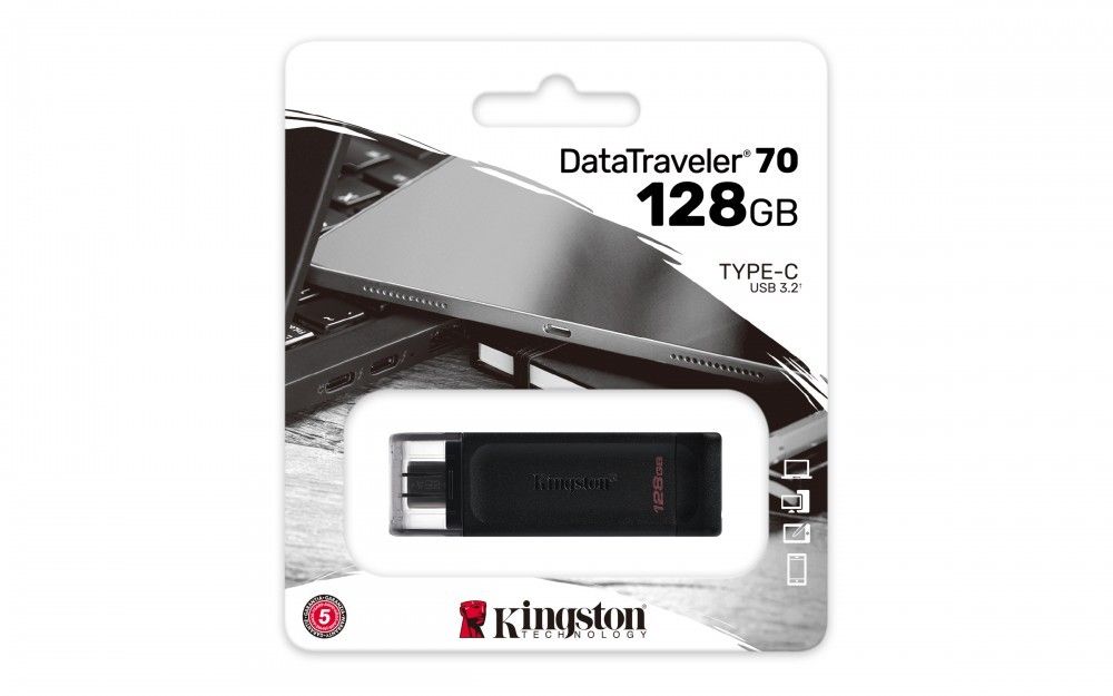 Kingston Pendrive DataTraveler DT70 128Gb USB3.2 Type-C
