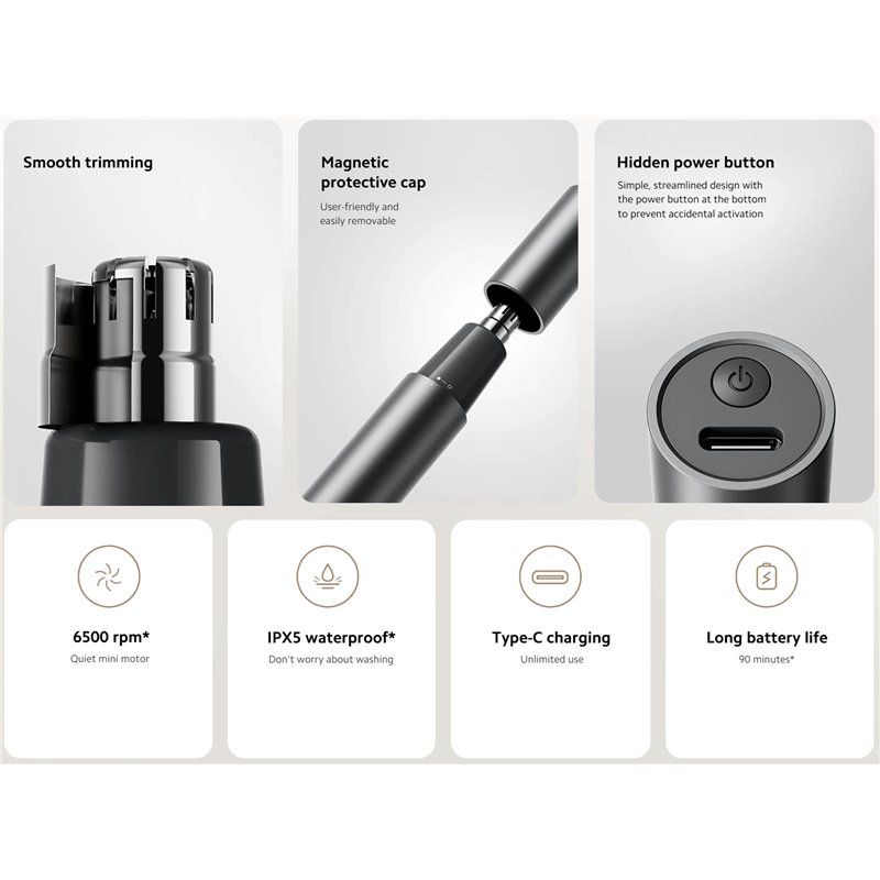 Aparador de pêlos do nariz Xiaomi Nose Hair Trimmer