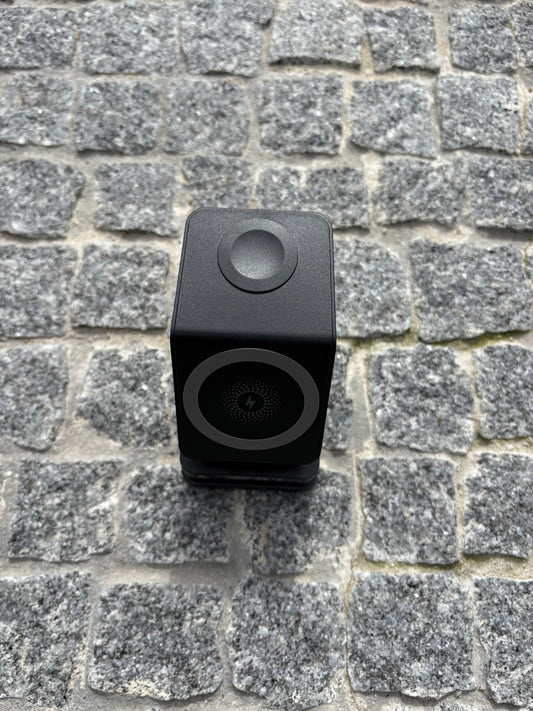 Carregador Magsafe com Relógio Digital