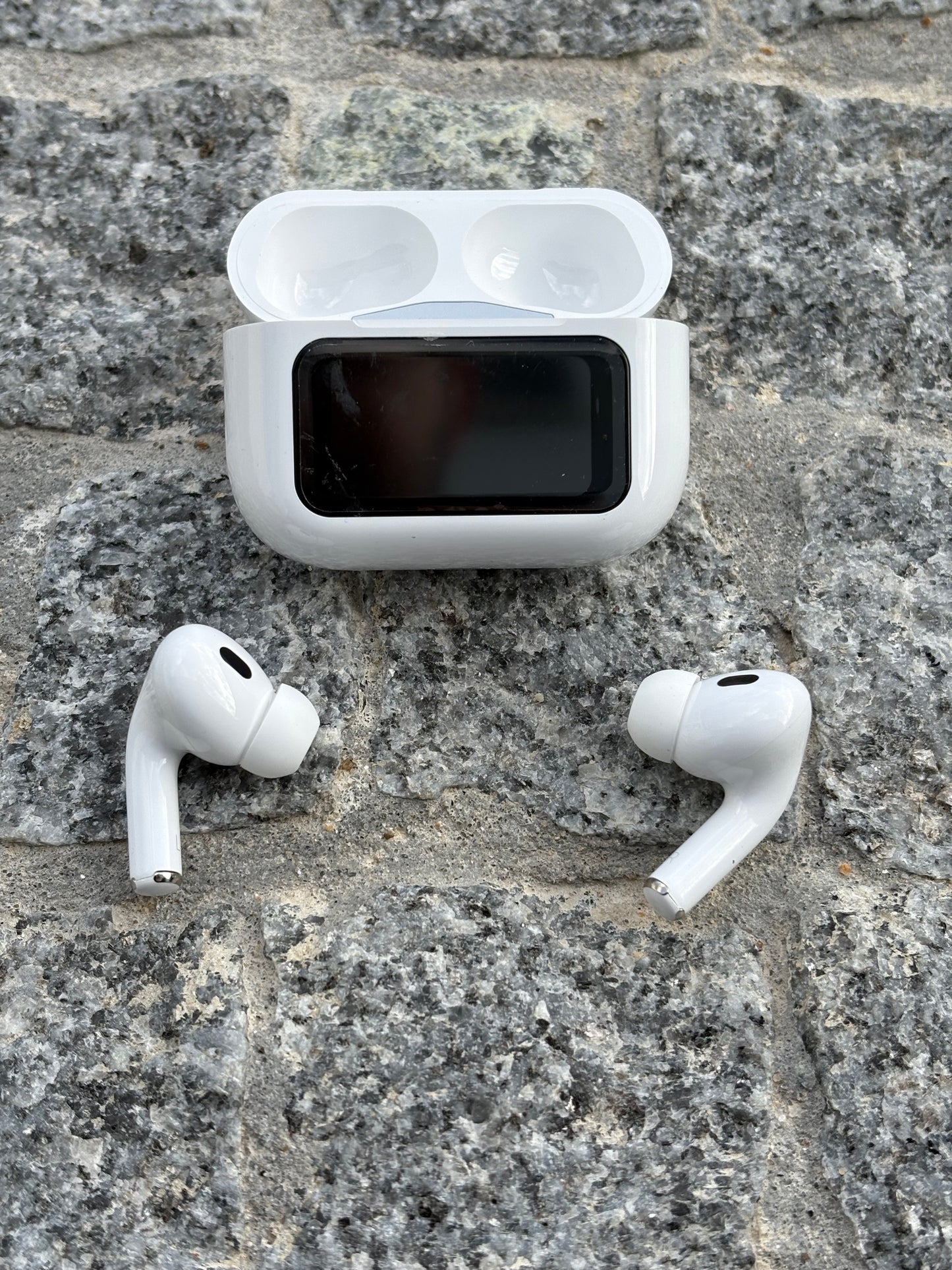 Auriculares Bluetooth ANC/ENC com Display Digital e Caixa