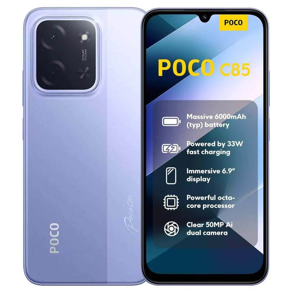 Smartphone Xiaomi POCO C85 Roxo (6GB/128GB)