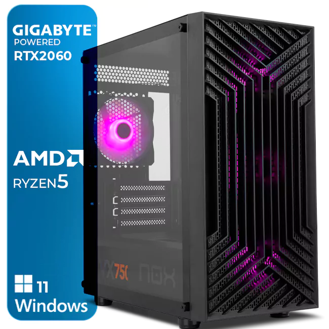 Computador Gaming AMD Ryzen 5, 16GB, RTX2060, 500GB Infinity