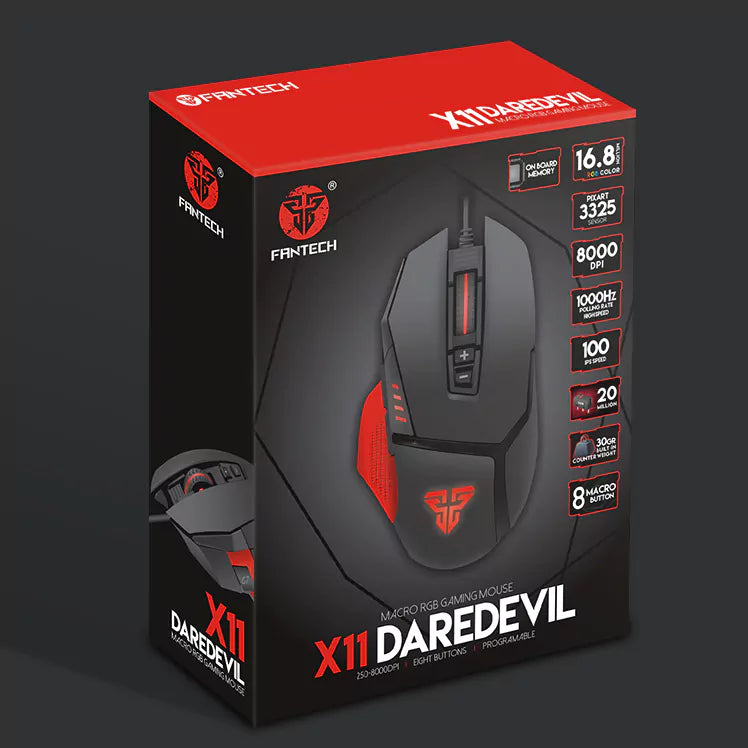 Rato Fantech DareDevil X11 - 8000DPI