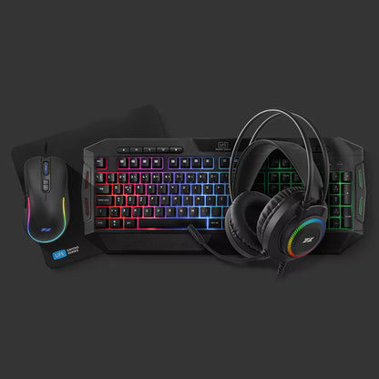 Teclado + Rato + Headset + Tapete 1Life All 4 One Gaming