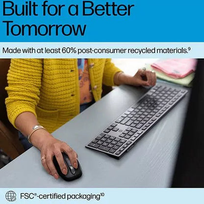 Conjunto Teclado + Rato HP 725 Multi-Device Wireless