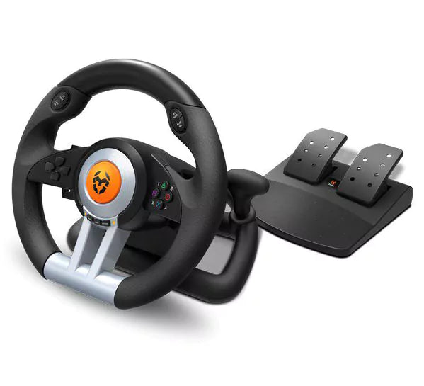 Volante + Pedais Krom K-Wheel Multiplataforma