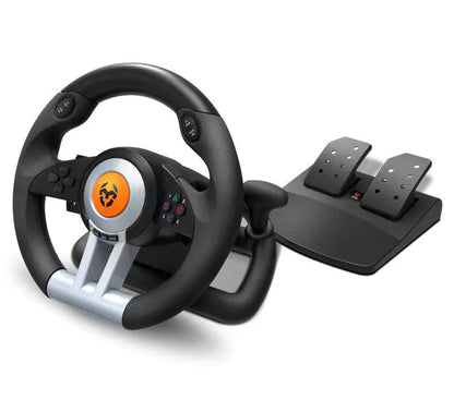 Volante + Pedais Krom K-Wheel Multiplataforma