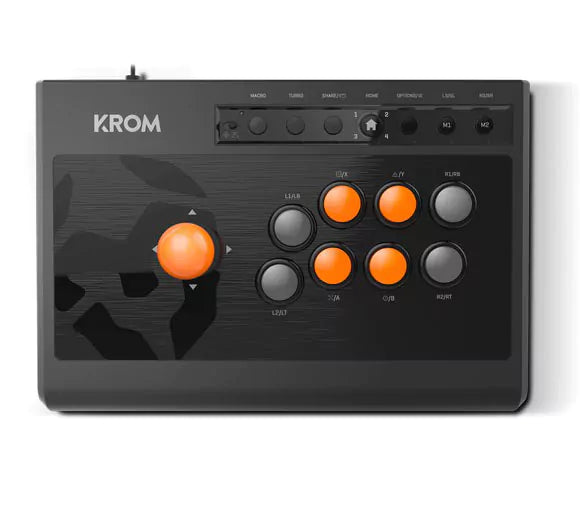 Gamepad Arcada Krom Kumite Multiplataforma