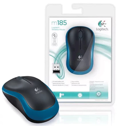 Rato Logitech sem fios M185 Azul