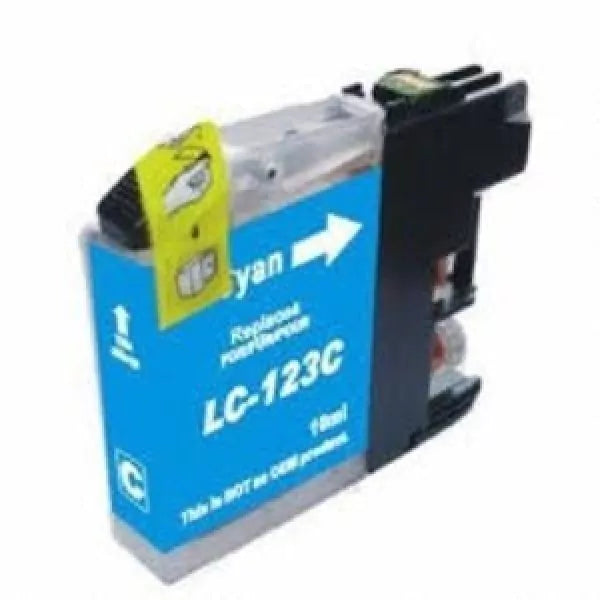 Tinteiro Brother Compatível LC123 XL - Preto/Azul/Vermelho/Amarelo