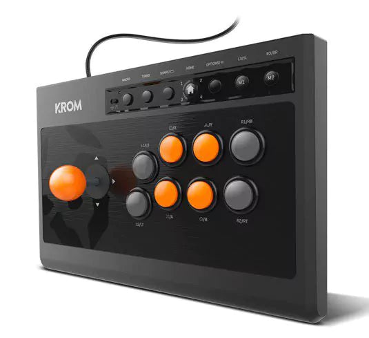 Gamepad Arcada Krom Kumite Multiplataforma