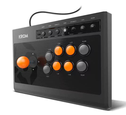 Gamepad Arcada Krom Kumite Multiplataforma