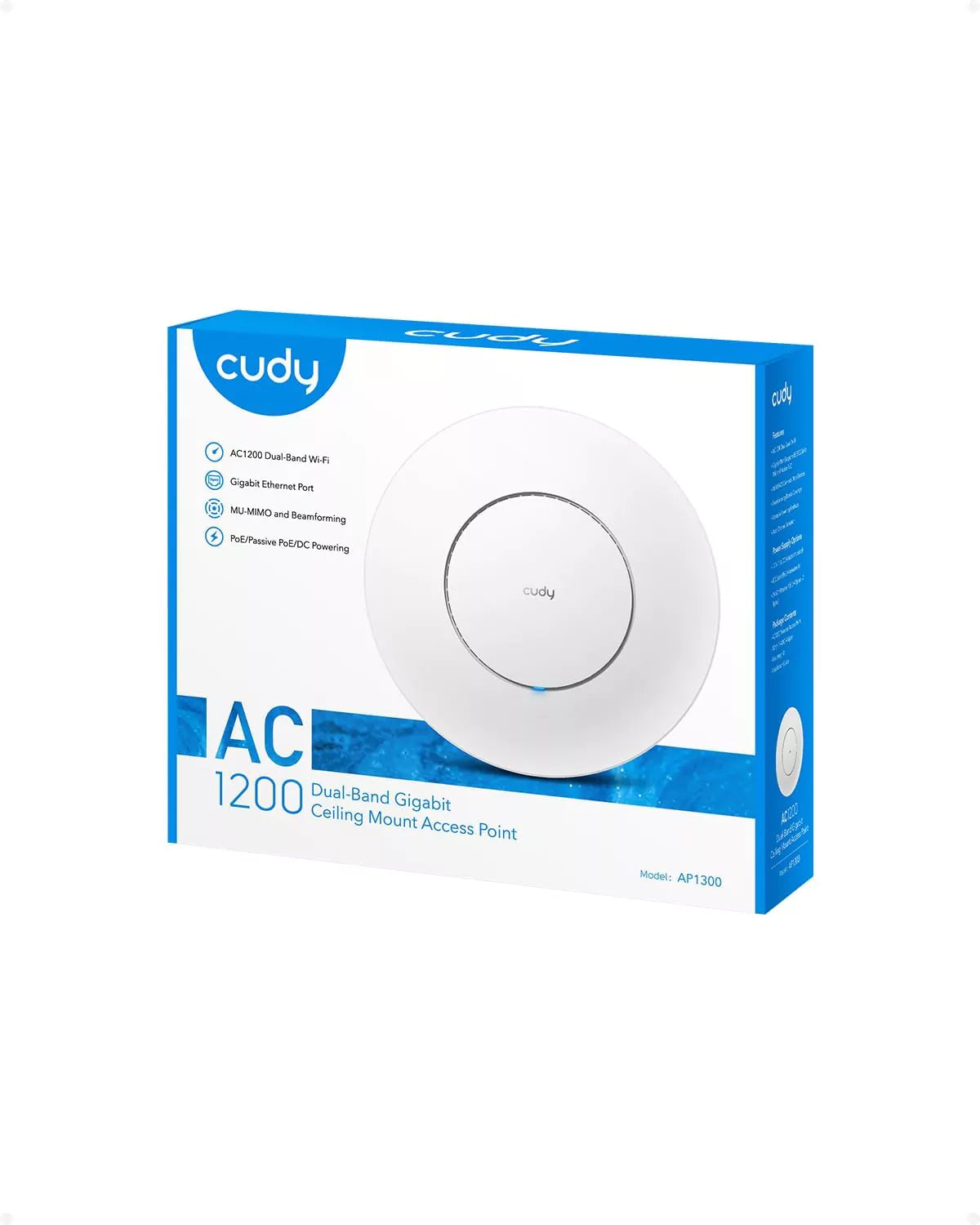 Ponto de Acesso Cudy AP1300 Gigabit AC1200