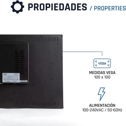 Monitor 27" Iggual IPS FHD 75Hz VGA HDMI Frameless