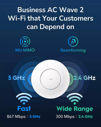 Ponto de Acesso Cudy AP1300 Gigabit AC1200