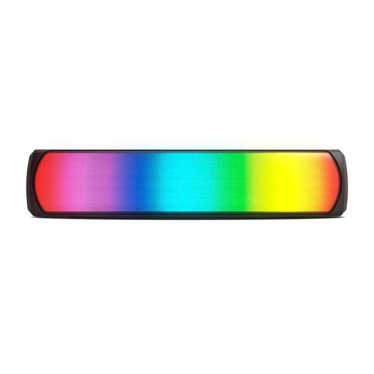 Barra de Som Krom K-Pop Bluetooth RGB