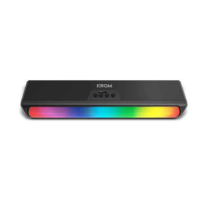 Barra de Som Krom K-Pop Bluetooth RGB