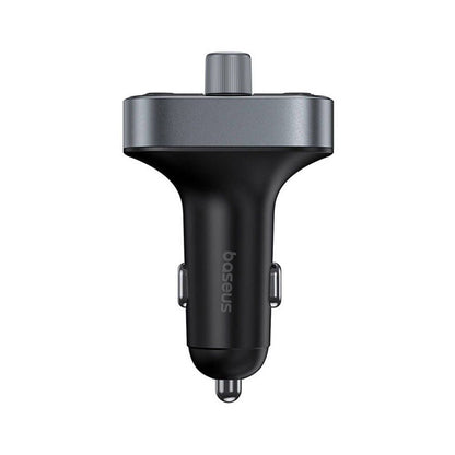 Carregador de Isqueiro S-09 Pro Series Car + Transmissor FM/Bluetooth Preto