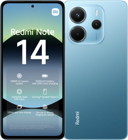 Smartphone Redmi Note 14 4G 8Gb/256Gb Ocean Blue