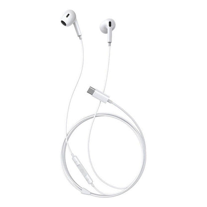 Auscultadores Encok CZ17 Wired Moon White