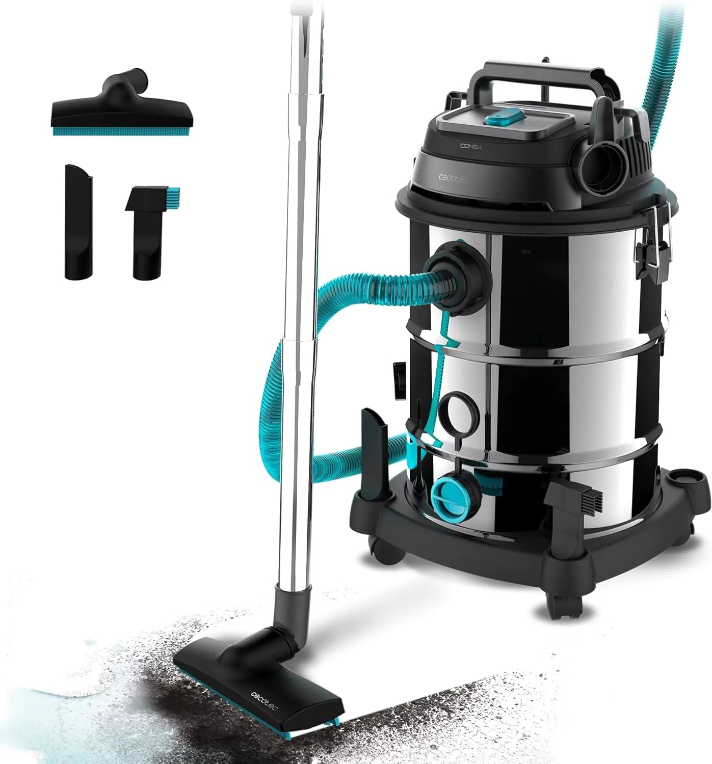 Aspirador Cecotec Conga Rockstar Wet & Dry Steel Pro