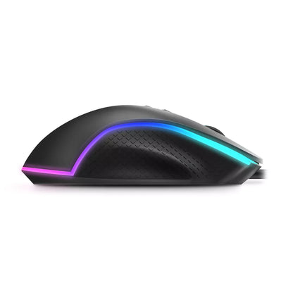 Rato Óptico Krom Keos 6400DPI RGB Preto