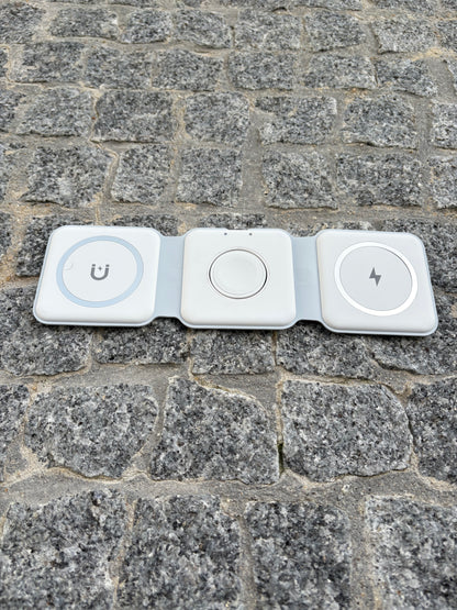 Carregador Wireless 3 em 1 Dobrável