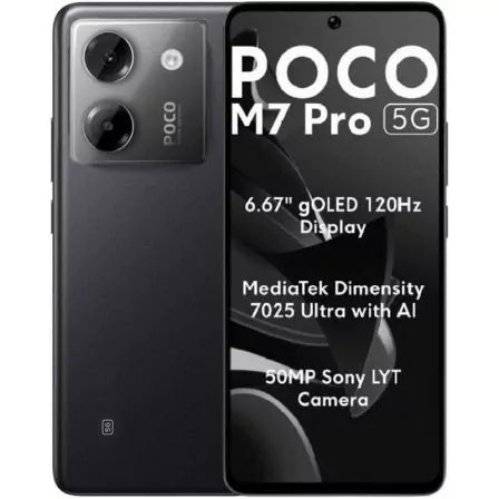 Smartphone Xiaomi POCO M7 PRO 5G (8GB/256GB) Preto