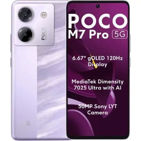 Smartphone Xiaomi POCO M7 PRO 5G (8GB/256GB) Lilás