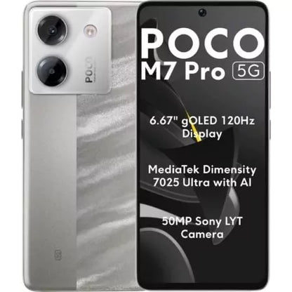 Smartphone Xiaomi POCO M7 PRO 5G (8GB/256GB) Prata