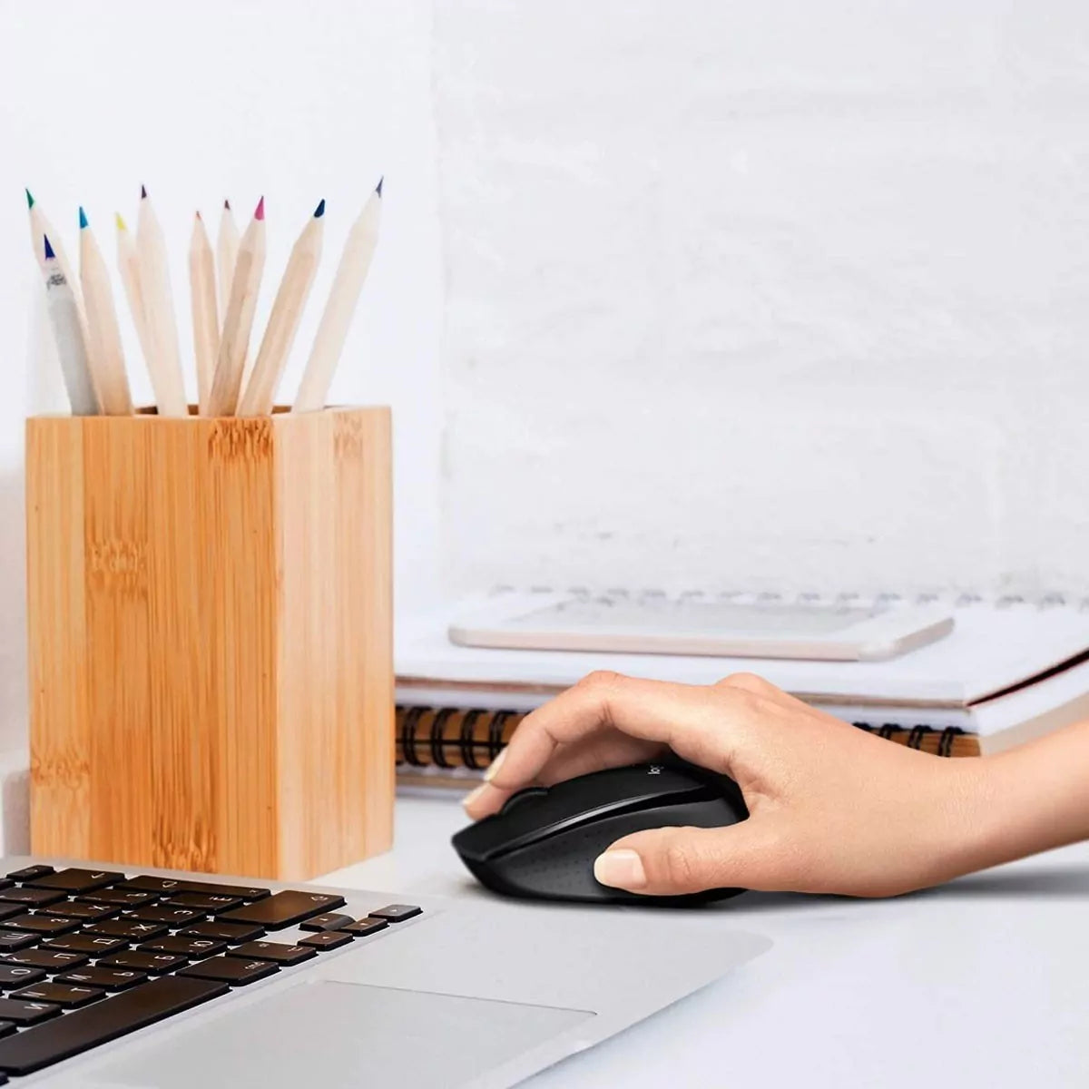 Rato Logitech Silent Plus S/ Fios B330 Preto