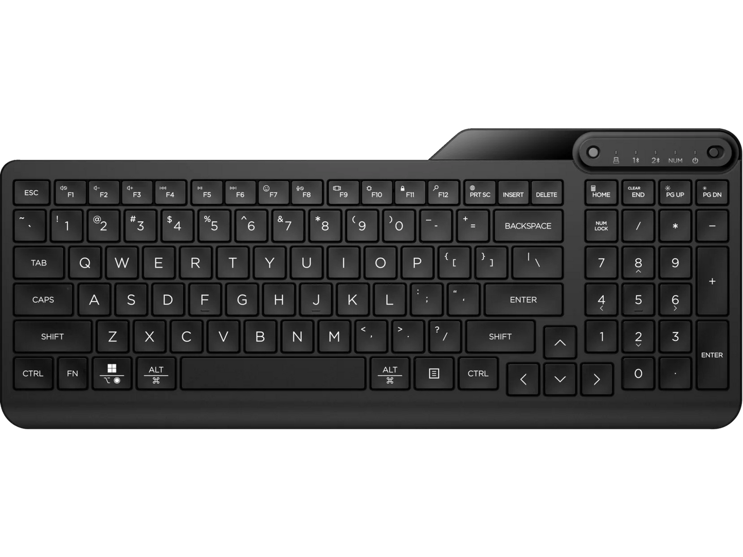 Teclado HP 475 sem fio de modo duplo Preto