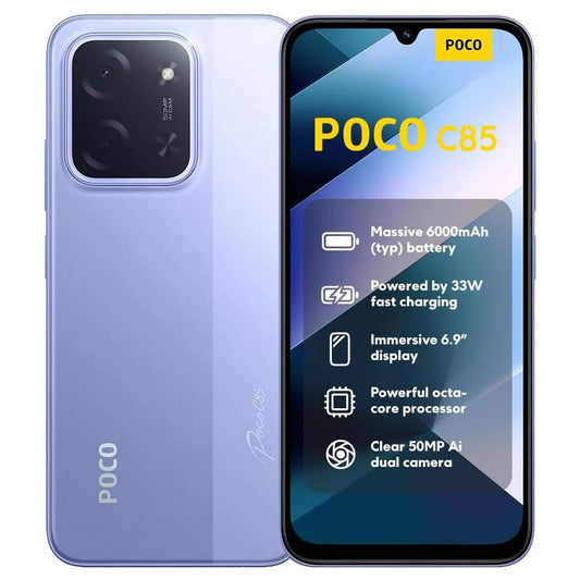 Smartphone Xiaomi POCO C85 Roxo (8GB/256GB)