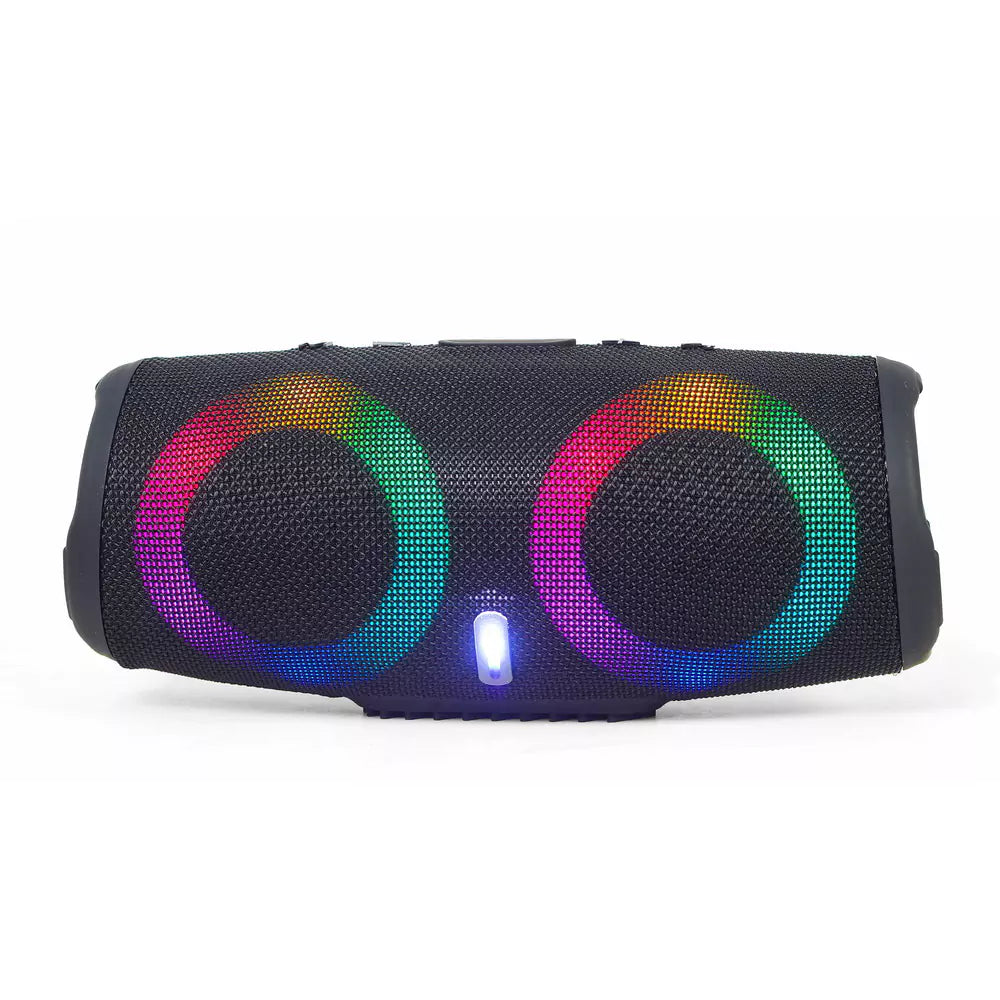 Coluna Portátil Gembird c/LED Bluetooth Preto