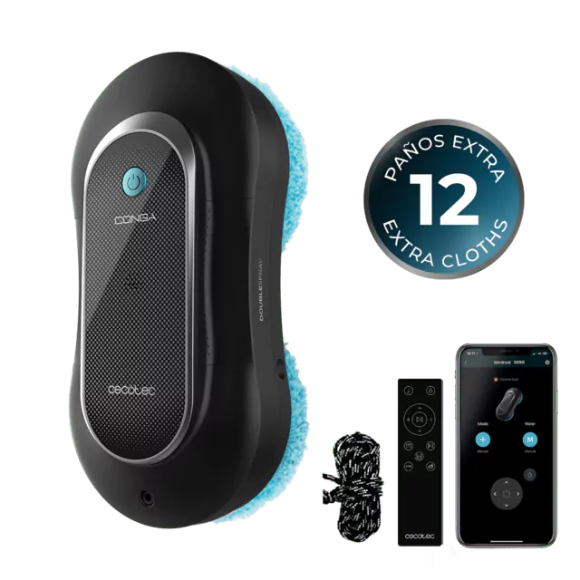 Robot Limpador Janelas Cecotec Conga Windroid 1090 Double Spray Connected