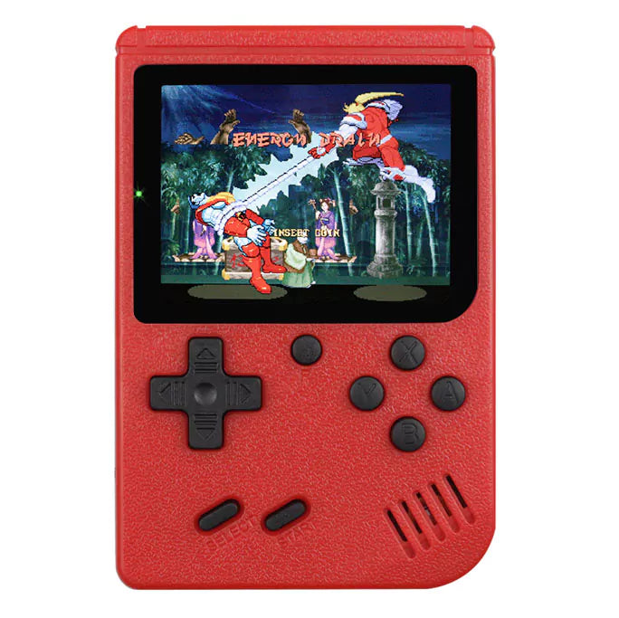 Consola Portátil Clássica 400 Jogos + Gamepad Vermelha