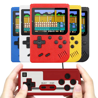 Consola Portátil Clássica 400 Jogos + Gamepad Azul