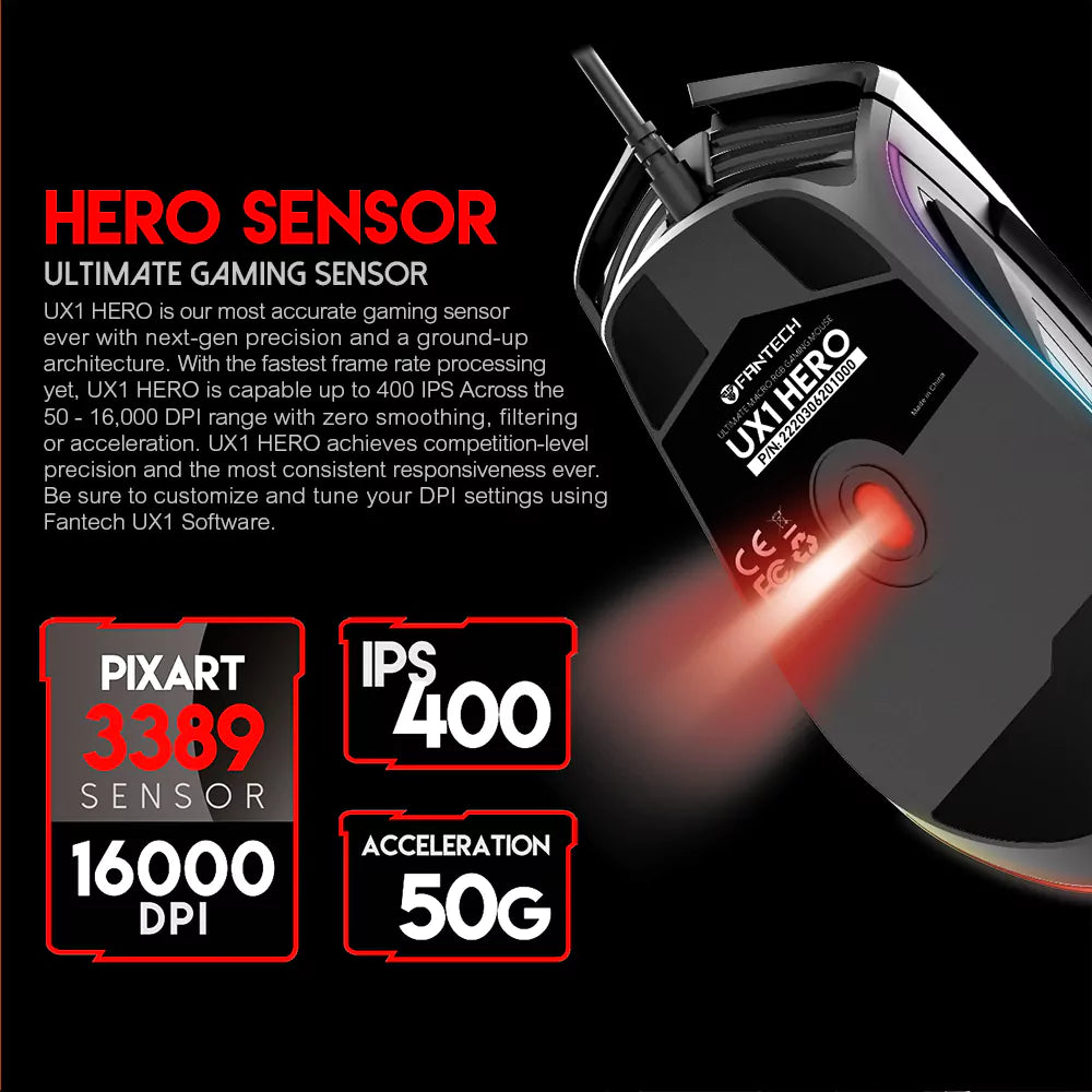 Rato Fantech Hero UX1 16.000DPI