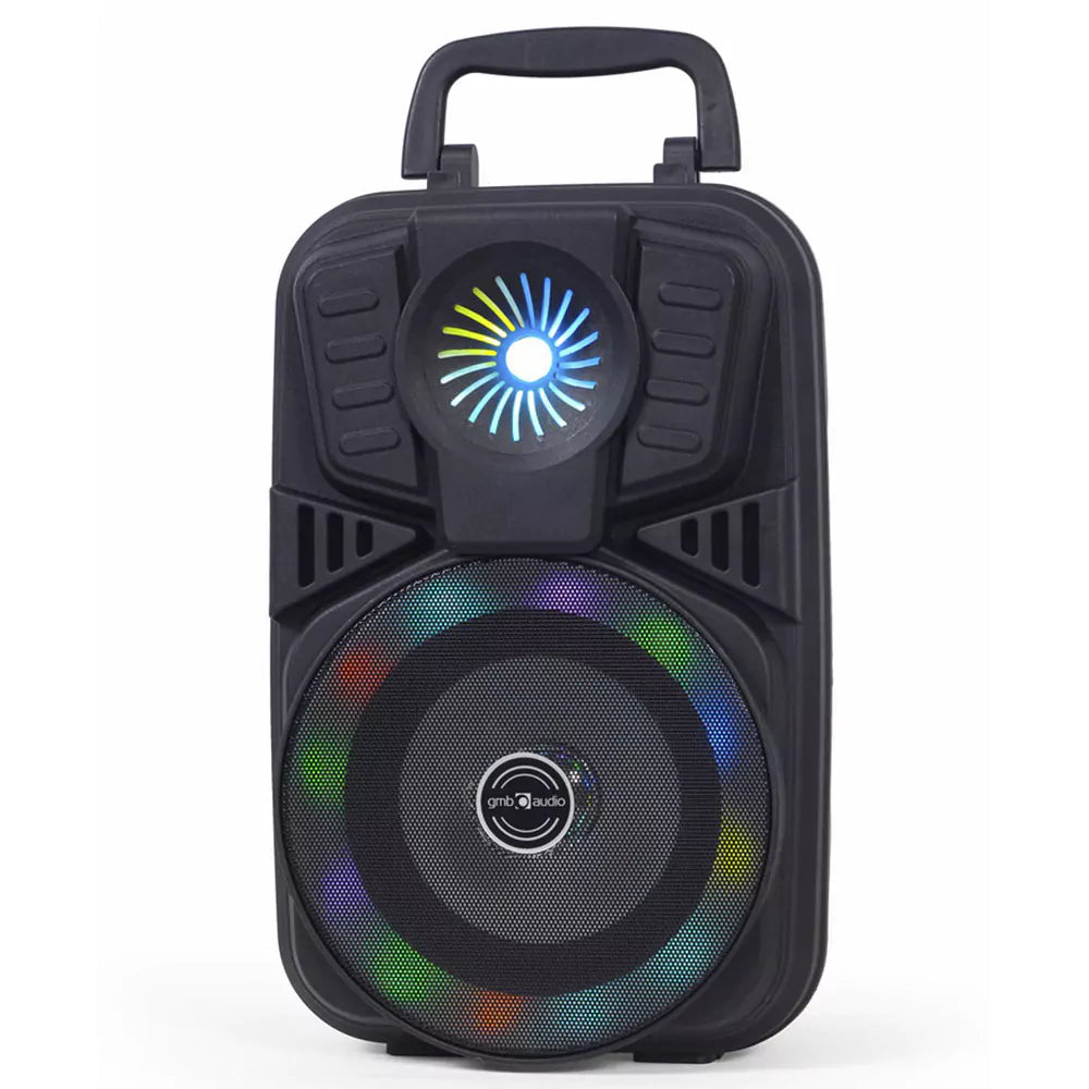 Coluna Portátil Gembird Party LED Bluetooth Preta