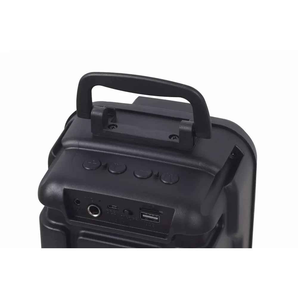 Coluna Portátil Gembird Party LED Bluetooth Preta