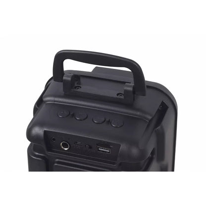 Coluna Portátil Gembird Party LED Bluetooth Preta