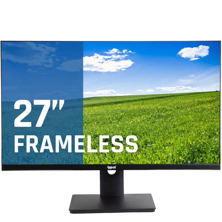 Monitor 27" Iggual IPS FHD 75Hz VGA HDMI Frameless