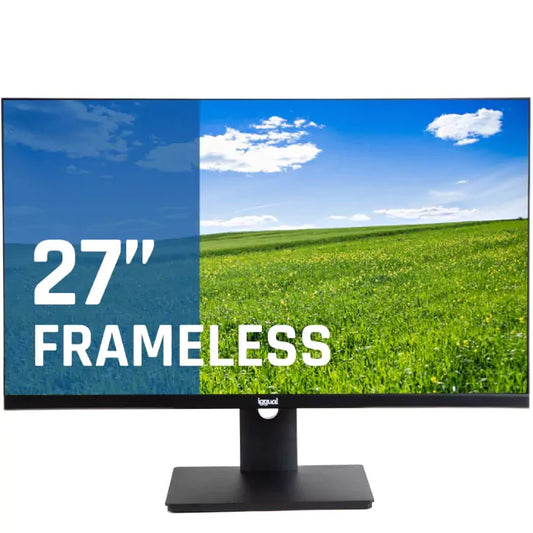 Monitor 27" Iggual IPS FHD 75Hz VGA HDMI Frameless