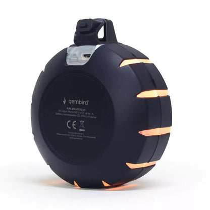 Coluna Portátil Gembird Exterior Bluetooth Preta