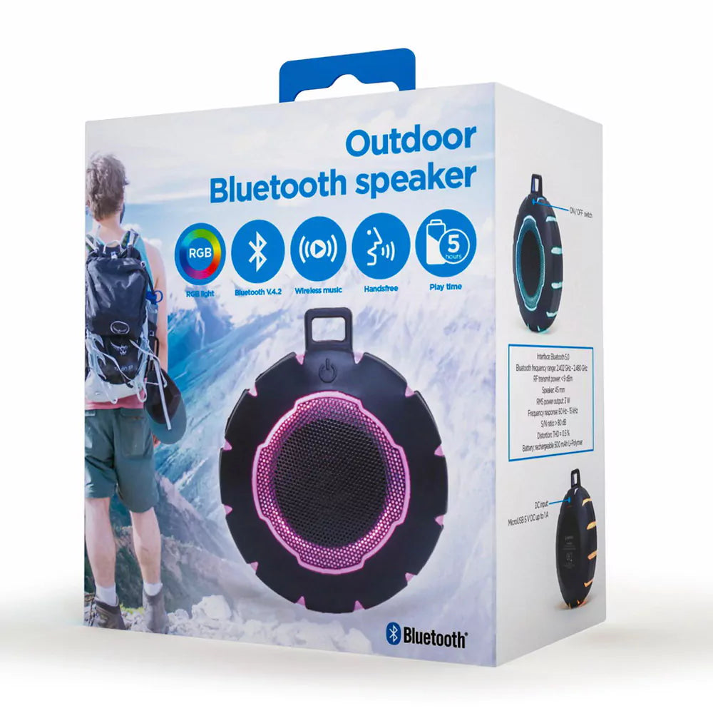 Coluna Portátil Gembird Exterior Bluetooth Preta